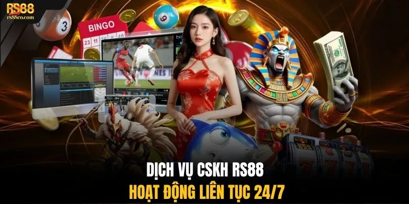 Dịch vụ CSKH RS88 hoạt động liên tục 24/7