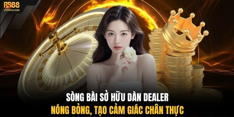Sòng bài sở hữu dàn Dealer nóng bỏng, tạo cảm giác chân thực